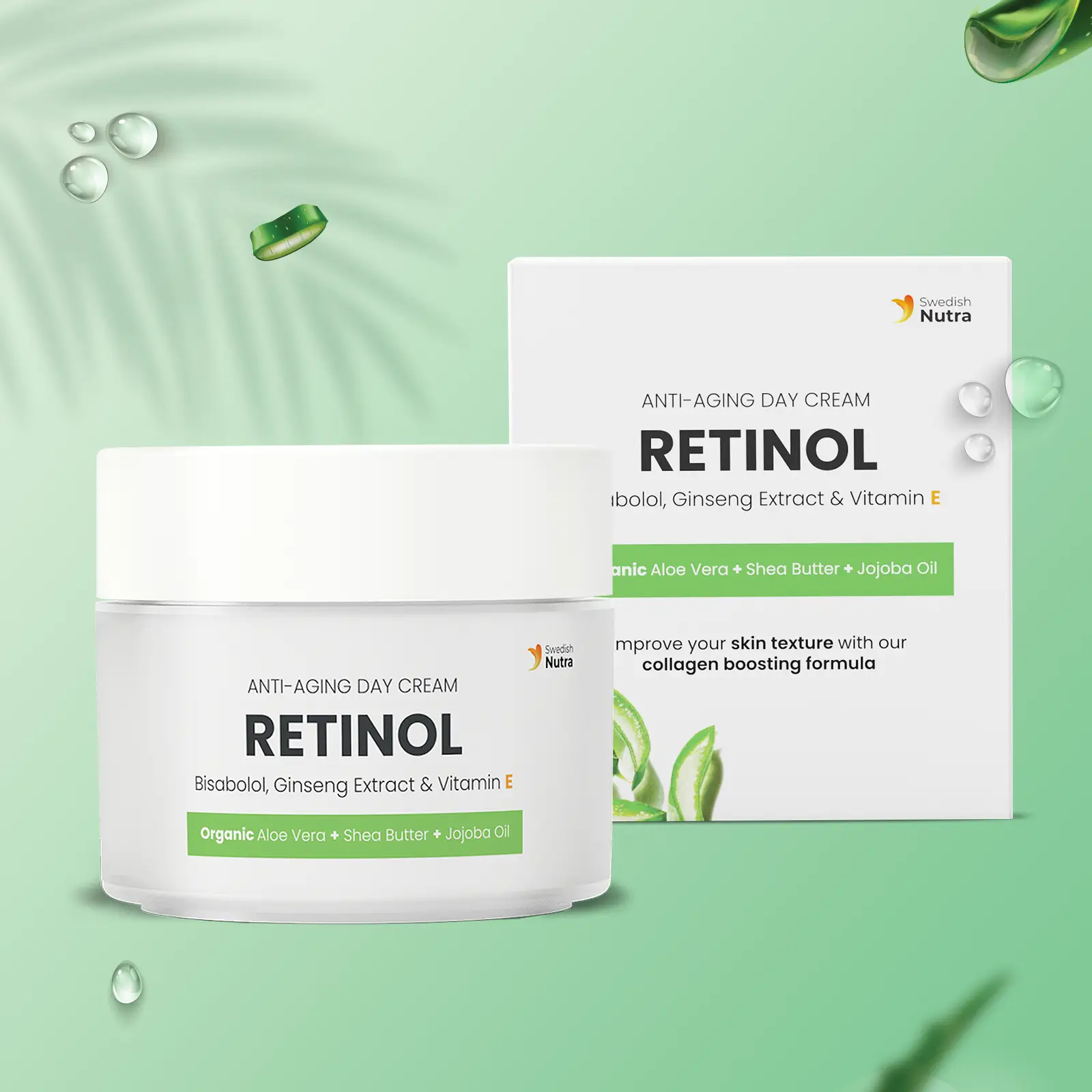 Crema de zi pentru fata - anti-rid cu retinol Crema de zi pentru fata - anti-rid cu retinol