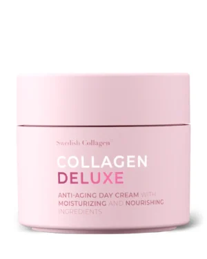 Crema de zi colagen deluxe cu retinol, acid hialuronic, colagen marin, vitamina e, unt de shea, ulei de jojoba si aloe vera