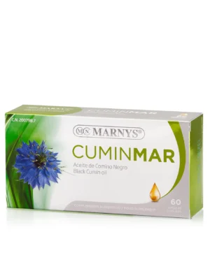 Cuminmar – supliment premium cu ulei de chimen negru, continut bogat de omega 6 si timochinona pentru sanatatea inimii, a sistemului respirator, digestiv si bunastare generala – 60 capsule soft gel
