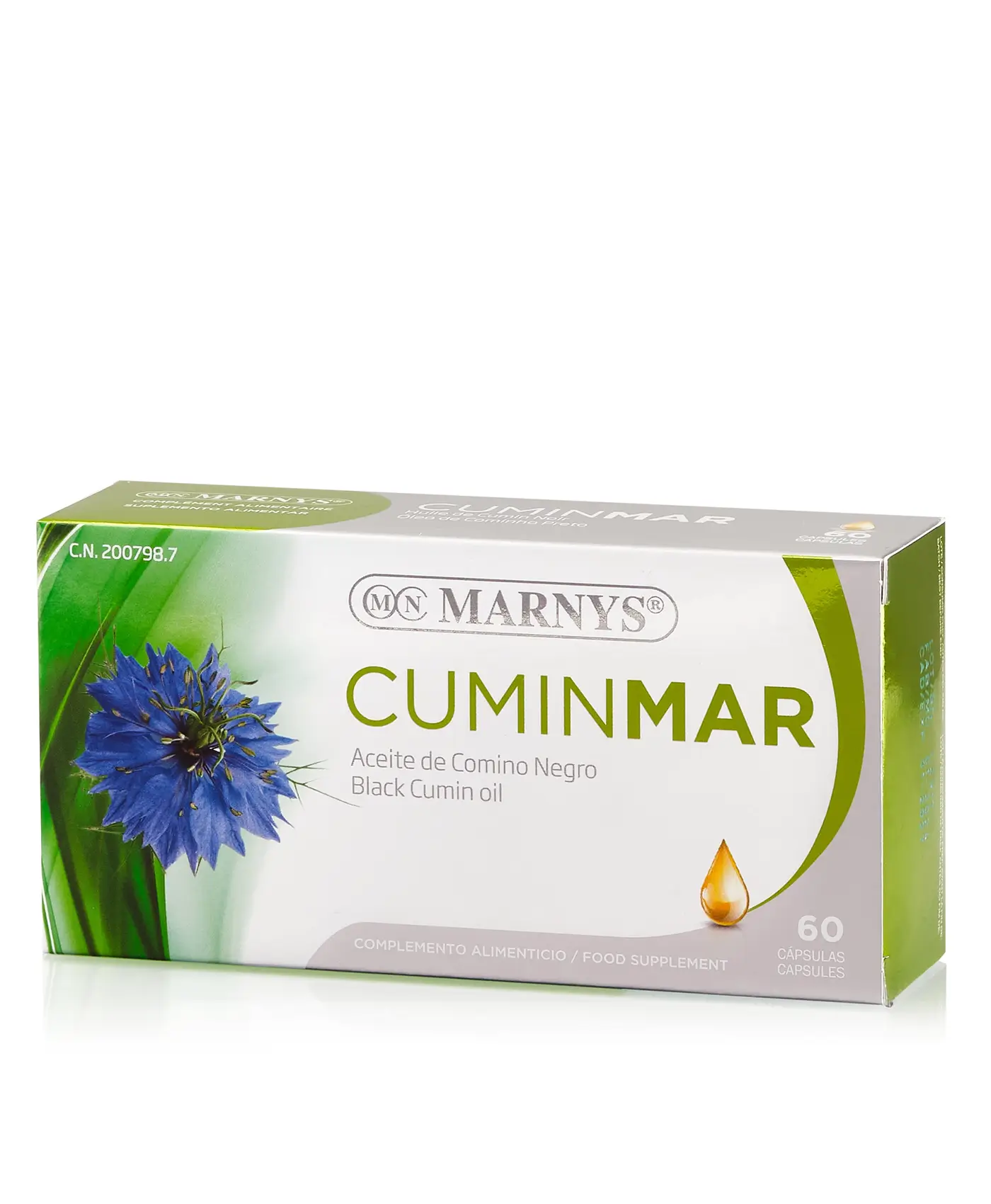 Cuminmar – supliment premium cu ulei de chimen negru, continut bogat de omega 6 si timochinona pentru sanatatea inimii, a sistemului respirator, digestiv si bunastare generala – 60 capsule soft gel