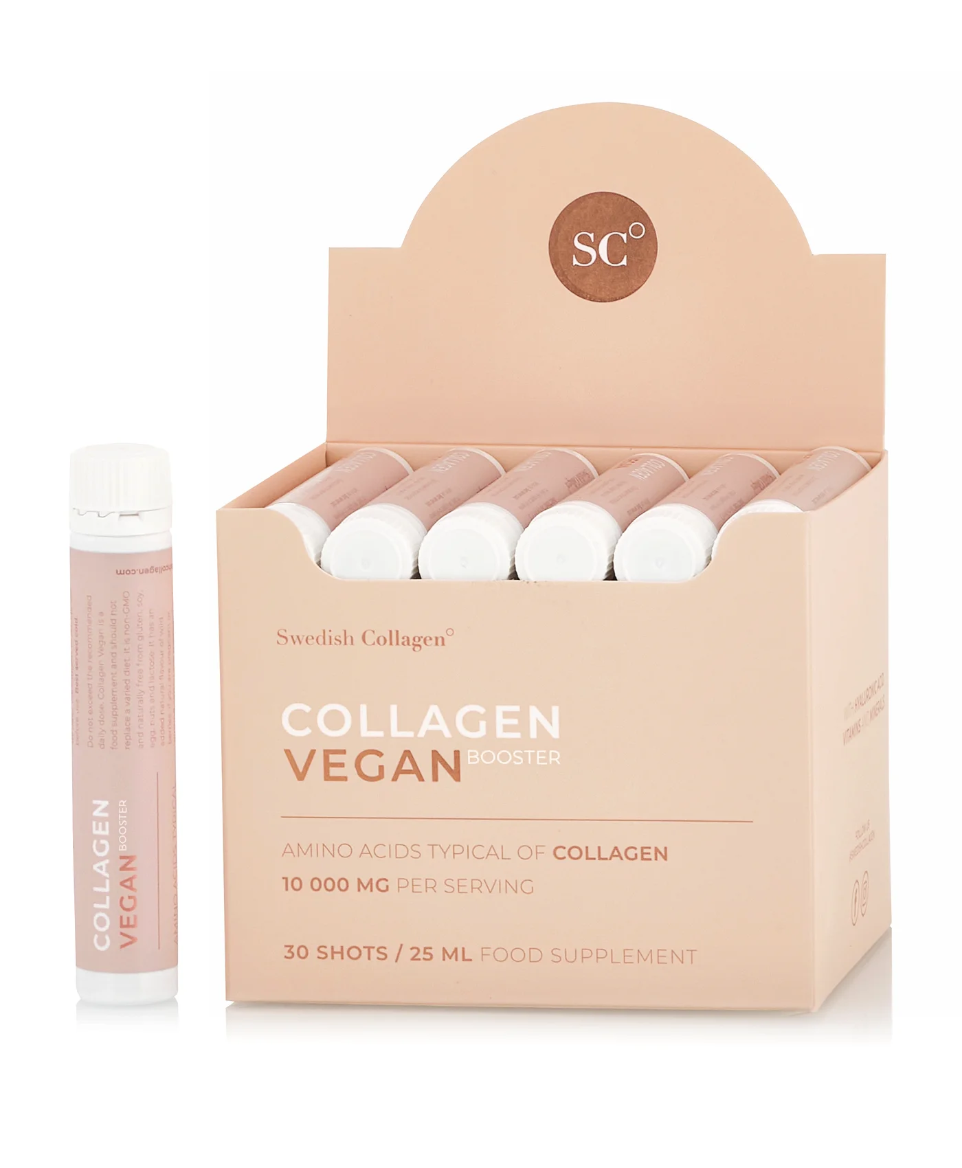 Colagen vegan colagen lichid de origine vegana cu 10000mg - 30 fiole