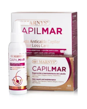 Tratament complet impotriva caderii parului – capilmar capsule + capilmar lotiune