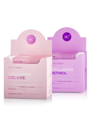 Pachet extreme radiance duo cu colagen retinol 20 fiole + colagen deluxe 20 fiole