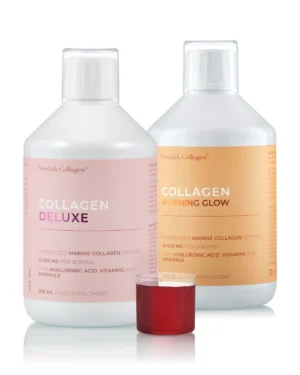 Pachet glow and renew cu colagen morning glow + deluxe colagen 500ml