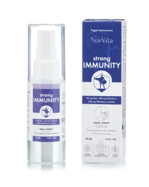 Spray oral pentru o imunitate puternica cu vitamina c + zinc + extract de soc negru – 30 ml – produs vegan