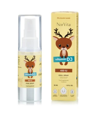 Vitamina D3 100% Naturala 400 U.I pentru copii sub forma de spray – 30 ml