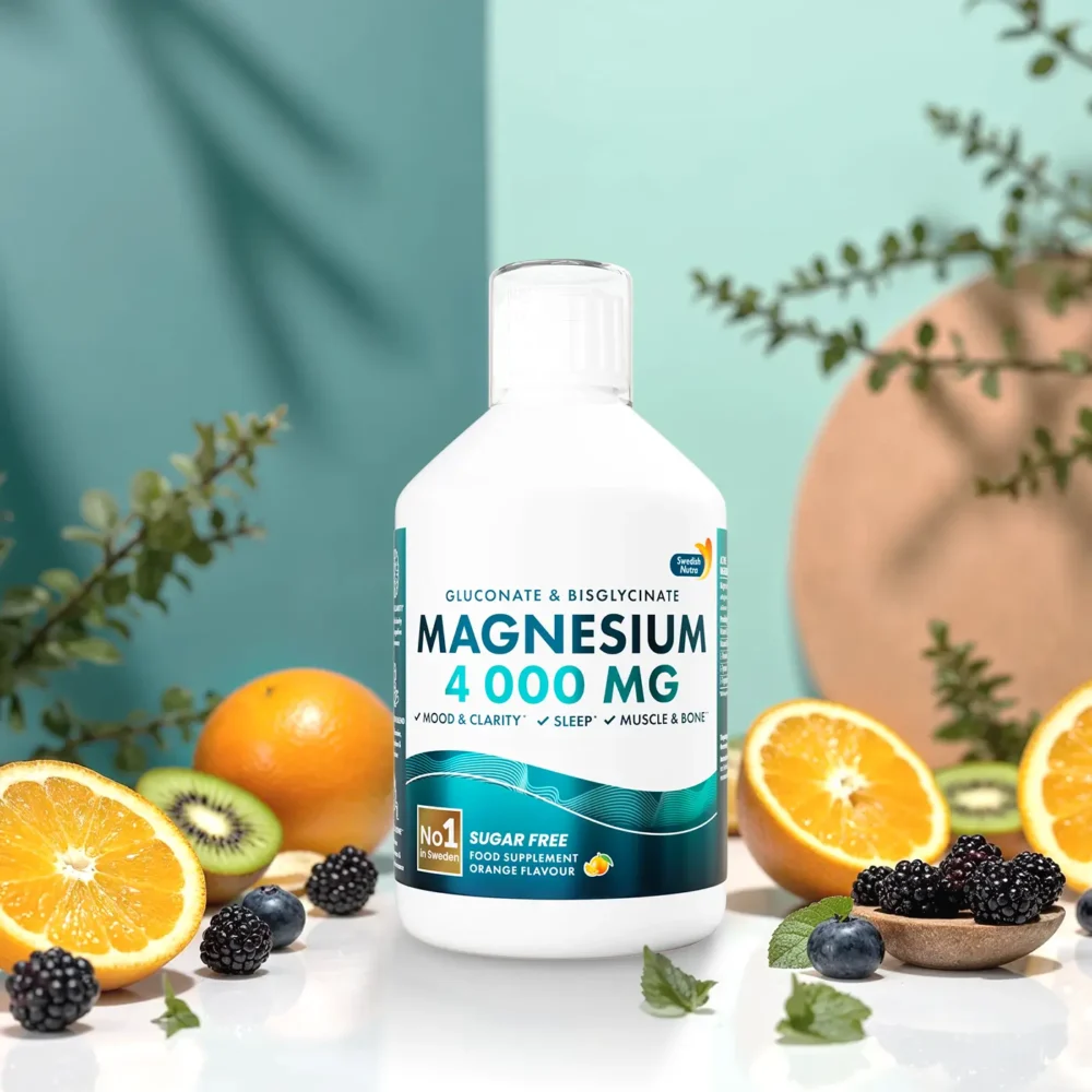 Magneziu 4000 mg - sticla 500 ml swedish nutra Magneziu 4000 mg - sticla 500 ml swedish nutra