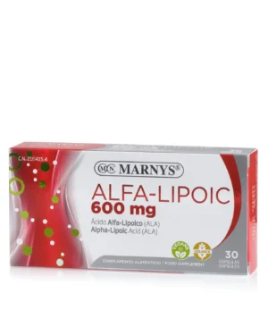Alfa-lipoic – acid alfa-lipoic (r-ala) 600 mg cu efect puternic antioxidant pentru sistem nervos si inima - 30 capsule cutie