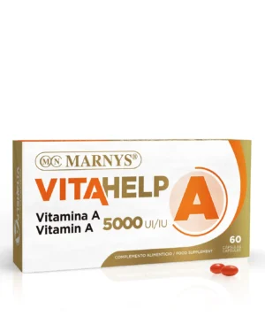 Vitamina a vitahelp (palmitat de retinil) cu 5000 ui per doză zilnică – cutie cu 60 gelule soft-gel