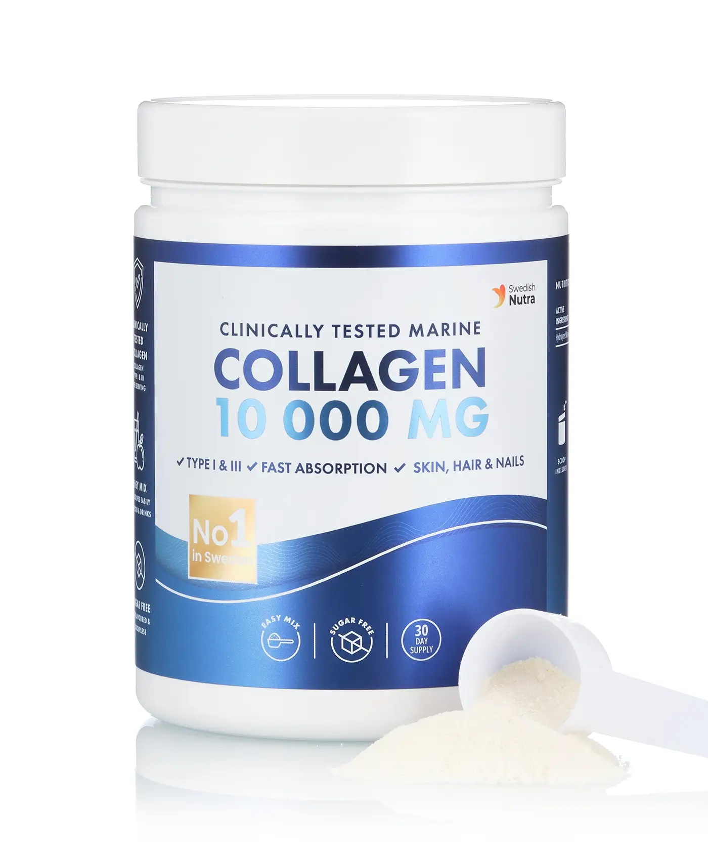 Fish colagen hidrolizat pulbere tip 1 si 3