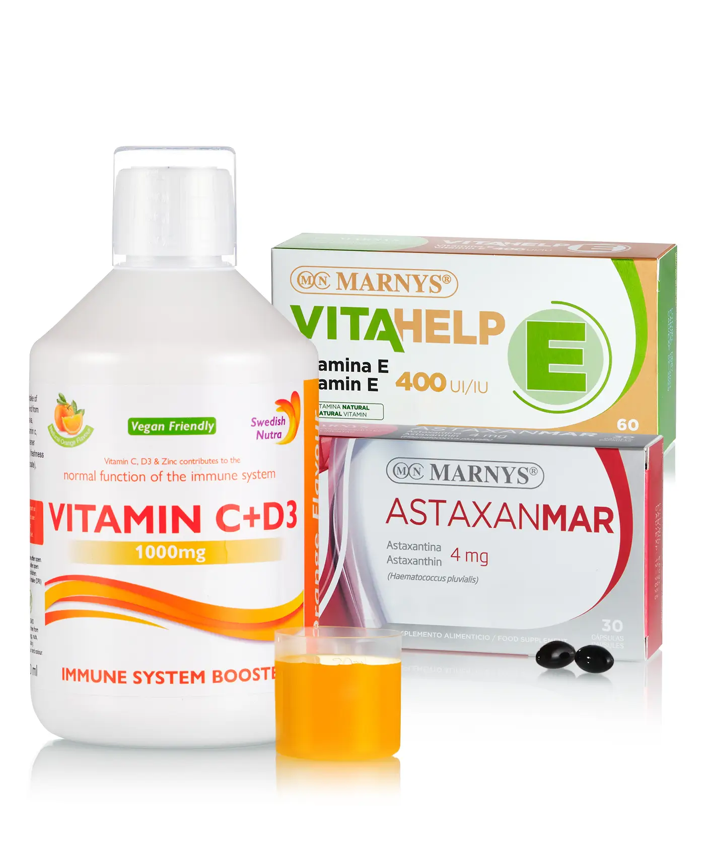 Scut antioxidant – pregătire pentru sezonul însorit cu vitamina c 1000mg + d3, astaxanmar și vitamina e