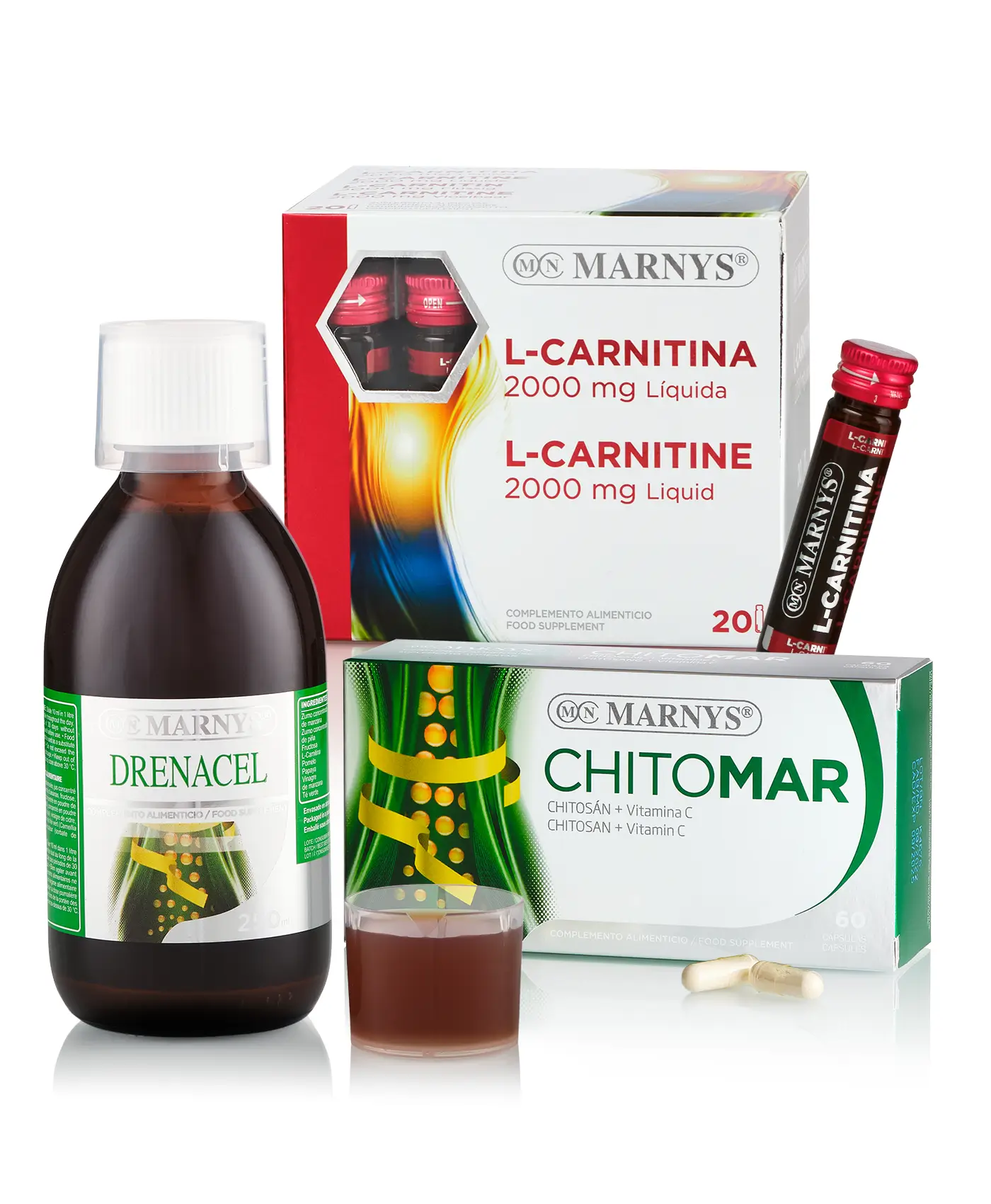 Siluetă pentru vară – pachet sprijin stil activ cu drenacel, l-carnitina 2000 și chitomar