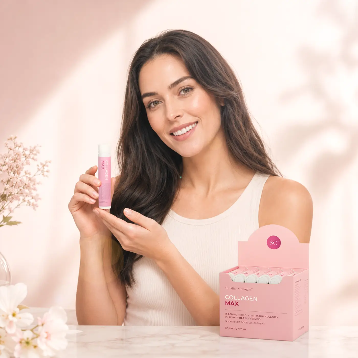 Collagen max - 30 fiole - colagen marin hidrolizat lichid 15. 000 Collagen max - 30 fiole - colagen marin hidrolizat lichid 15. 000