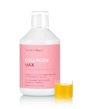Collagen max - colagen marin hidrolizat lichid 15. 000 mg tip 1 și 3 - sticla 500 ml