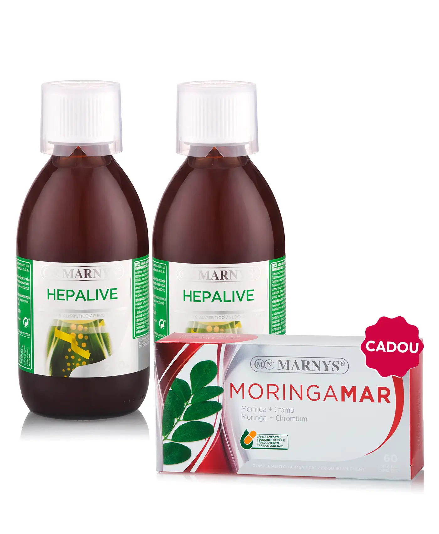 Flash ficat & metabolism - 2 sticle × hepalive + cadou moringamar